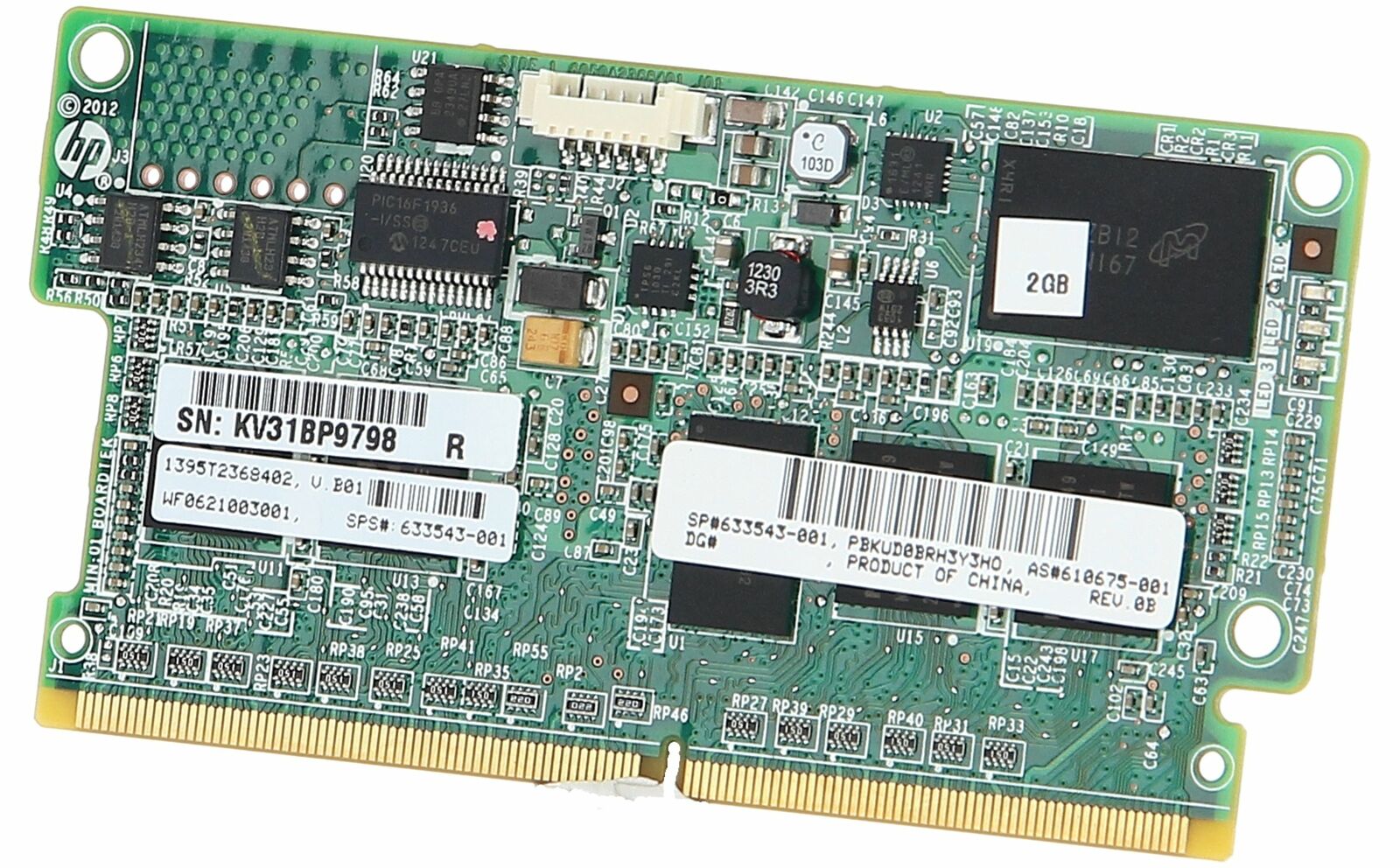 HP 2GB Cache Module for Smart Array Controller P222 / P420 / P420i / P822 633542-001