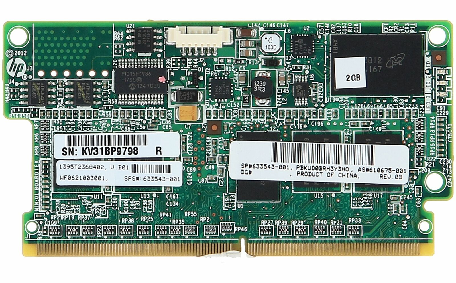 HP 2GB Cache Module for Smart Array Controller P222 / P420 / P420i ...